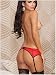 MEINICE Red Lacy Luxury Garter Belt One Size