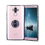 La cubierta posterior del teléfono se puede ver claramente a través de la parte posterior de la carcasa rígida transparente, mostrando el diseño original del teléfono.