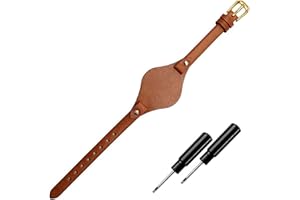 Dioway Cinturino di ricambio da donna in vera pelle di vitello da 8 mm, per Fossil ES3148 ES4119 ES4176 ES3262 ES3077