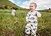 Milk Barn Baby Romper Suit with Hood in different designs -  brown - S
