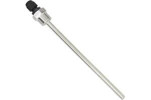 OTOMATICO 1/2 pouce - puits thermométrique acier inoxydable immersion de 30mm 50mm 100mm 200mm 300mm 400mm 500mm - Immersion well thermowell thermopocket pour thermocouple (500mm)