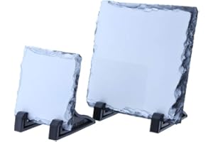 Grupo K-2 Wonduu Portafotos De Piedra Cuadrado para Sublimación Pp01 15 x 15 cm