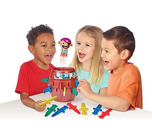 TOMY Kinderspiel „Pop Up Pirate“ – hochwertiges Aktionsspiel für die ganze Familie – Piratenspiel verfeinert die Geschicklichkeit Ihres Kindes – ab 4 Jahre - 5