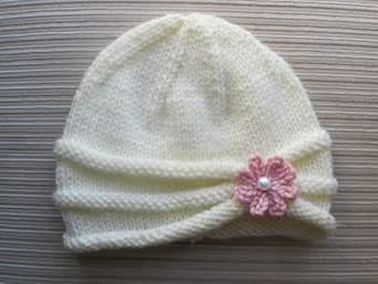 Patron De Tricot Bonnet A Bord Roule Avec Une Fleur Pour Une Petite Fille 6 9 Mois Et 2 4 Ans French Edition Ebook Chen Yelena Amazon In Kindle Store