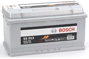 Bosch S5013 - Batterie Auto - 100A/h - 830A - Technologie Plomb-Acide - pour les Véhicules sans Système Start/Stop