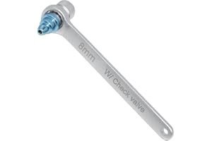 FIRSTINFO TOOLS FIT YOUR NEEDS FIRSTINFO Mini spurgo Frizione per Fluido Freni da 8 mm con valvola di ritegno unidirezionale, Bussola a 6 Punte e Chiave