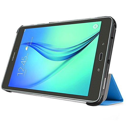 Pasonomi   Funda y Soporte de Cuero Sint  tico para Galaxy Tab A 8 0 SM-T350 para Funci  n de Auto Wake Sleep  Azul 