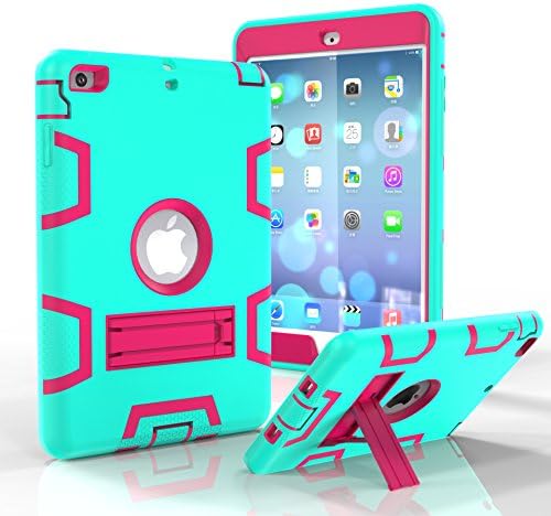 Eastchina® Quality Style 3 in 1 Super Light Weight Convertible Handle Stand Cute Kids Child Shock Proof Protective Stand Case For iPad Mini 1 &amp; iPad Mini 2 &amp; iPad mini 3 (C-Green)