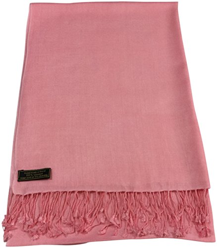 CJ ApparelSolid Colour Design Nepalese Shawl Seconds Scarf Wrap Stole Throw Head Wrap Pashmina Hand Made in Nepal NEW