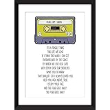 Pearl Jam - Unframed Sirens Lyrics Print / Ungerahmter Druck