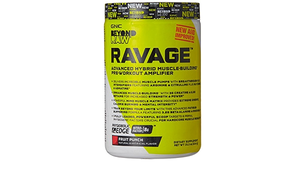 Buy Gnc Beyond Raw Ravage Powder 434 G Fruit Punch Online At Low Prices In India Amazon In