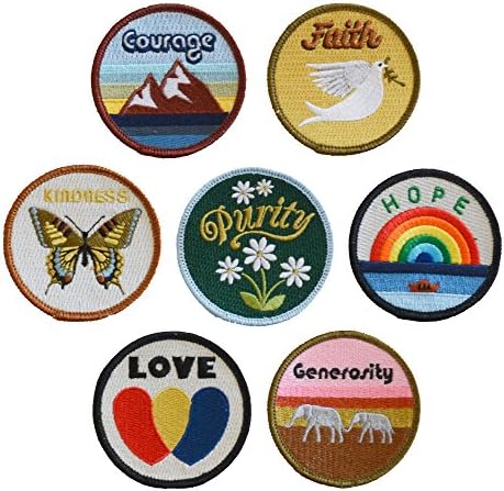 The Novogratz Virtues Patches (Set of 7)