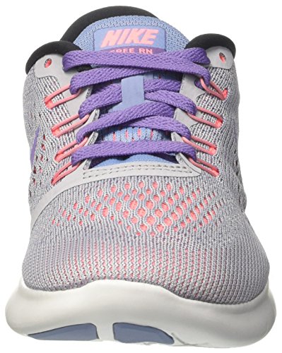 Nike Women’s Free Rn Competition Running Shoes, Grey (Wolf Grey/Work Blue/Lava Glow/Purple Earth), 3.5 UK