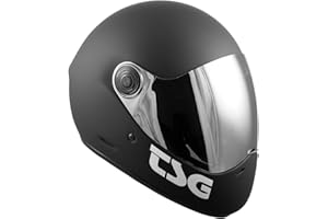 TSG - Casco integrale Pass Pro con due visiere | Casco Performance per Downhill Skateboard, E-Skating, E-Onewheeling, Longboarding | Compatto, aerodinamico | Visiera antigraffio e naso, anti appannamento