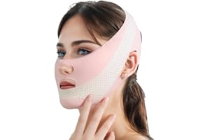 NHQZ Gaine visage, Réutilisable Masque En Forme De V, Gaine double menton, adaptée à un usage quotidien, 1 pièce