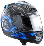 Protectwear H510-11BL-S Motorradhelm, Integralhelm mit...