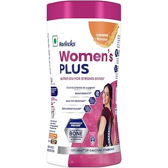 Horlicks Women's Plus Caramel Nutrition Drink 400 g Jar...