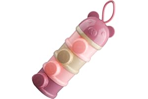 Thyonta Baby Milk Powder Dispenser – Portable 4 Layers Formula Milk Storage Container Your Travel Companion(270ml per Layer)