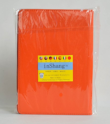 inShang ipad Pro 9.7 Hülle Cover für iPad Pro 9.7 inch (2016) , PU Leder Schutzhülle St?nder Smart Cover mit Super Automatische Einschlaf-/Aufwach funktion, case 360 Grad rotierende Schutzhülle mit Standfunktion + inShang Logo hochwertigen Stylus Eingabestift Stift orange - 7