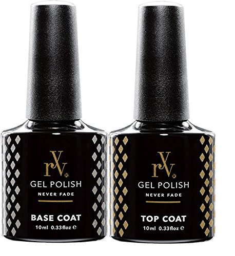 RYV by Bluesky UV Gel Shellac Nail Polish Top Coat and Base Coat