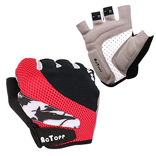 AcTopp Fahrradhandschuhe - Fitness- und Trainingshandschuhe - Handschuhe für alle Radsport - Damen / Herren Handschuhe - Größe: M, L, XL