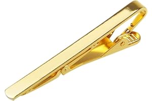 Aweso Fashion Men's Metal Simple Necktie Tie Bar Clasp Clip Clamp Pin