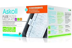 Askoll Kit multimédia Pure Filter M, L, XL et cartouches 3Action pratiques de