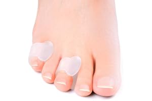 Welnove Zehentrenner, Gel-Zehenspreizer, Kleine Bunion korrektur zur Verhinderung von Reibung und Druckentlastung (12 Stück)