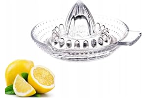 MNIXY Glass Manual Juicer Citrus Fruit Juicer Kitchen Orange Lime Lemon Squeezer Fruit Press