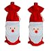 Produktbild Aohro 2 PCS Weihnachten Tisch Dekoration Rotwein Flasche Weihnachten Gift Home Garten Party Table Dinner Santa Claus Dekoration