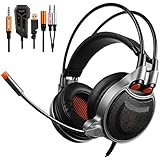 Sades SA-929 Gaming Headphones With 7.1 Virtual Channel Audio conversion Line Headset USB Plug 3.5MM Interface For Mobile phone/PC/PS4 …