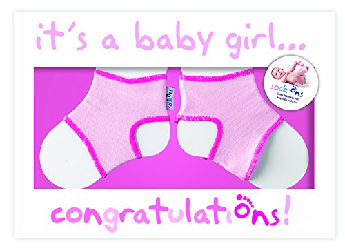Sock Ons Congratulations Gift Card, Girl