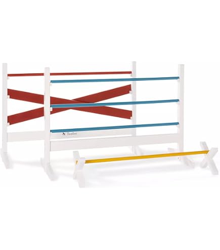 Applique Murale Obstacle Cheval De Bâton Panduro - 100x80 Cm - Tissu Briqué Souple