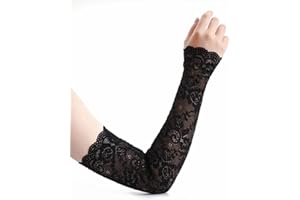 Xuebai Protezione UV Copri Braccio in Pizzo Manicotti Copri Tatuaggio Manicotti per Sport all'Aria Aperta Manicotti per Sport all'Aria Aperta per Maniche estive