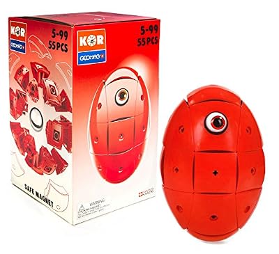 Geomag - 676 - Jeu de Construction - KOR Basic - Rouge
