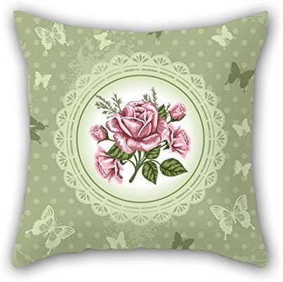 SkuGo The Flower Pillow Covers Of ,20 X 20 Inches / 50 By 50 Cm Decoration,gift For Christmas,pub,her,valentine,bench,gril Friend (twin Sides)