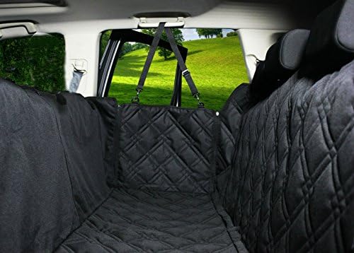 Premium Rear Car Seat Protector Dog Bundle - Waterproof, Protective, Durable - Reduce Valet Costs