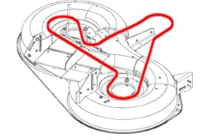Wolfbelt Keilriemen 532445887/532445886 Messerantrieb für Husqvarna TC 142, TC 142T, TC 242, TC 342, TC 342T (bis 2017), CTH 184T, CTH 194, CTH 204T, CTH 224T/TFI, CTH 2642TR/TRE
