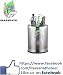 Parasnath Stainless Steel Dot Dustbin 7"x11