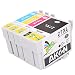 Produktbild Aken Ersatz für Epson 27 X L (T2711 T2712 T2713 T2714) Tintenpatronen kompatibel mit Epson WF 3640 7610 3620 7620 7110 Drucker (1 schwarz, 1 cyan, 1 magenta, 1 gelb)