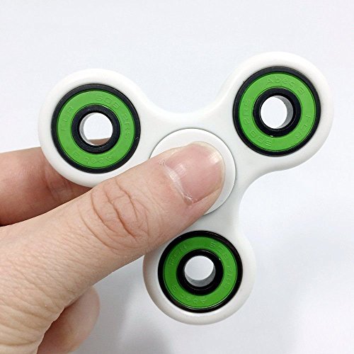 Hot The Anti-Anxiety 360 Spinner Helps Focusing Fidget Toy 3D Figit Kids Adults White