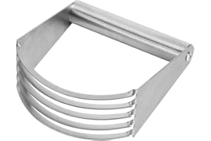 KADIMENDIUM Batidora de repostería, cortador de masa de acero inoxidable, fácil de limpiar, para hornear en el hogar, cocina