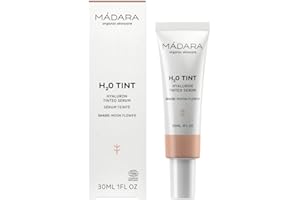 MÁDARA H2O Tint Hyaluronic Tinted Serum, #2 Moon Flower 30 ml - Un sérum teinté qui apporte hydratation et fraîcheur à chaque goutte, pour un teint éclatant.