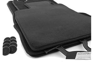 KH TEILE Dywaniki samochodowe 5 F10 F11 M5 Facelift od 2013 Premium welurowe dywaniki samochodowe oryginalna jakość 4-częściowe czarne