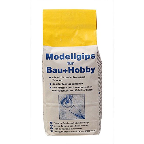 Preisvergleich Produktbild Modellgips für Bau und Hobby 1,5 kg