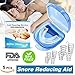 Produktbild Anti Snoring Device,schnarchen Stopper,schnarchstopper,nasenklammer Schnarchen,zahnschiene Schnarchen Aufbissschiene Für Männer Und Frauen (4 Stöpsel + 1 Zahnschutz)