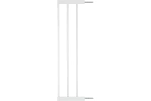 hauck Extensión 21 cm para Barrera de Seguridad Infantil para Puertas y Escaleras | Apta para Clear Step 2 - Open N Stop 2 - Open N Stop KD - Stop N Safe 2 - Autoclose N Stop 2 - Blanco