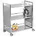 Produktbild Kerkmann Servierwagen Artline 3 Böden BxTxH 70x40x84cm chrom/alusilber