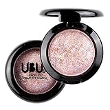 Unisky Eye Shadow Single Baked Powder Palette Metallic Shimmer Eyeshadow Cosmetic Makeup