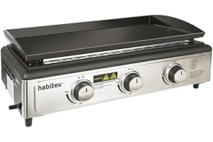 HABITEX Barbacoa-Plancha Gas BT 65. 68x43x25 cm